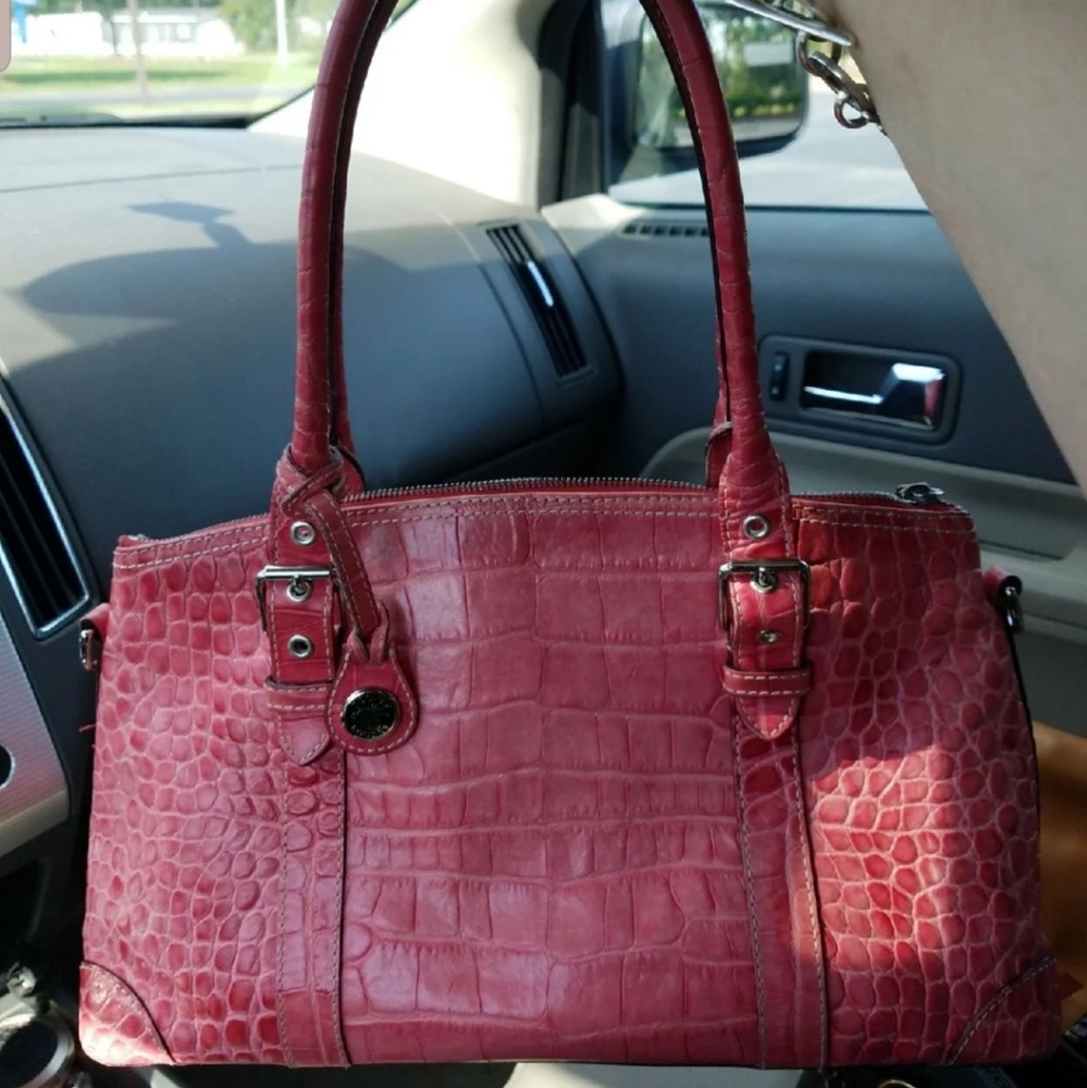Dooney & Bourke Crocodile Embossed Leather